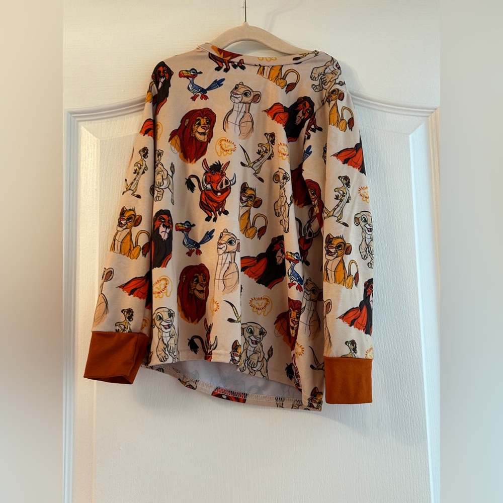 Lion King Themed Long Sleeve Shirt